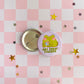 Not Today Fuckers Frog Button Pin
