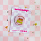 Baddies Get Saddies Cowboy Frog Button Pin