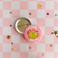 Let That Shit Go Frog Button Pin