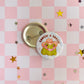 Rootin n Tootin Cowboy Frog Button Pin