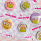 Rootin n Tootin Cowboy Frog Button Pin
