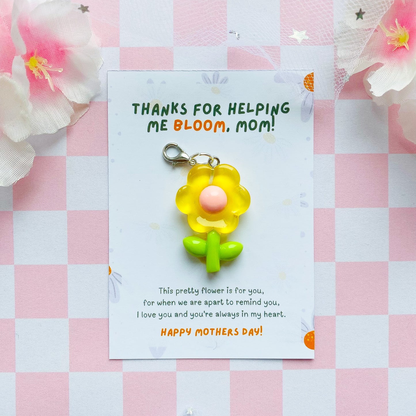 Mother's Day Flower Pocket Hug Charm Gift