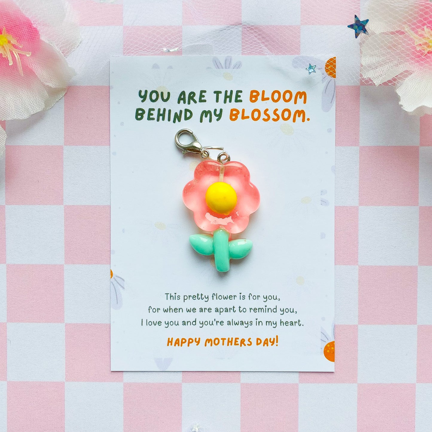 Mother's Day Flower Pocket Hug Charm Gift