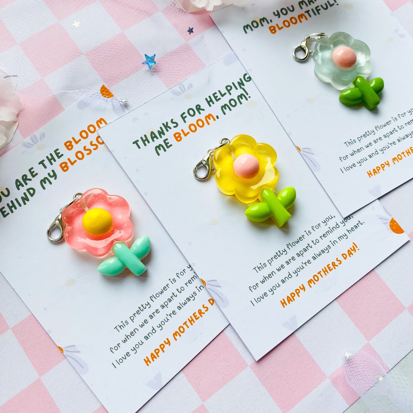 Mother's Day Flower Pocket Hug Charm Gift