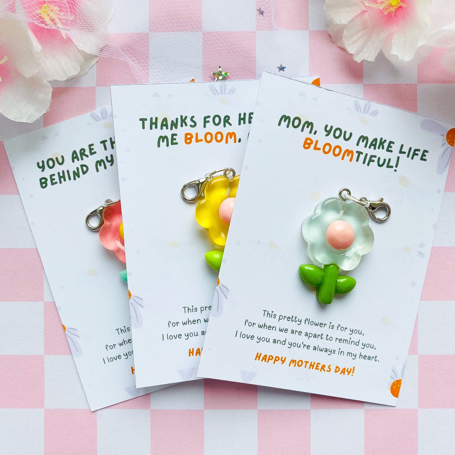 Mother's Day Flower Pocket Hug Charm Gift