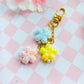 Chunky Cherry Blossom Keychain