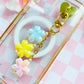 Chunky Cherry Blossom Keychain