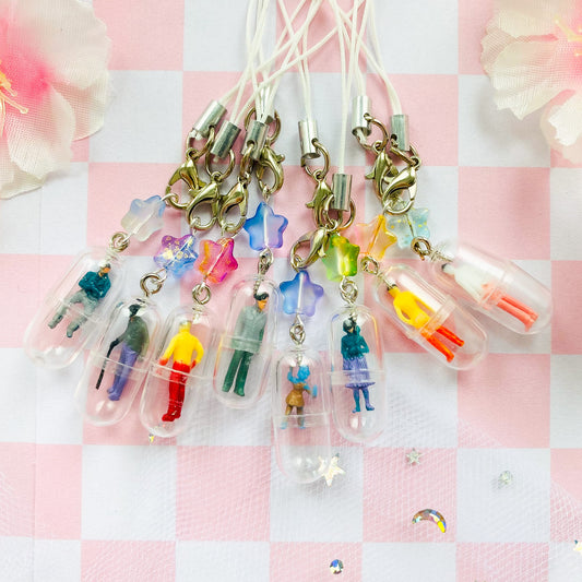 People in Pills Phone Charms