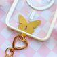 Butterfly Phone Lanyard Patch Pad