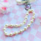 Beaded Pearl Phone Wristlet + Free Gift