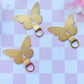 Butterfly Phone Lanyard Patch Pad