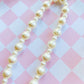 Beaded Pearl Phone Wristlet + Free Gift