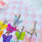 Colorful Butterfly Phone Charm
