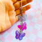 Colorful Butterfly Phone Charm