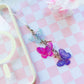 Colorful Butterfly Phone Charm