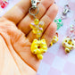 Cute Cat Donut Keychains