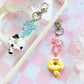 Cute Cat Donut Keychains