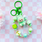 Beaded Labubu Wristlet Keychains