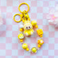 Beaded Labubu Wristlet Keychains