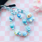 Beaded Labubu Wristlet Keychains