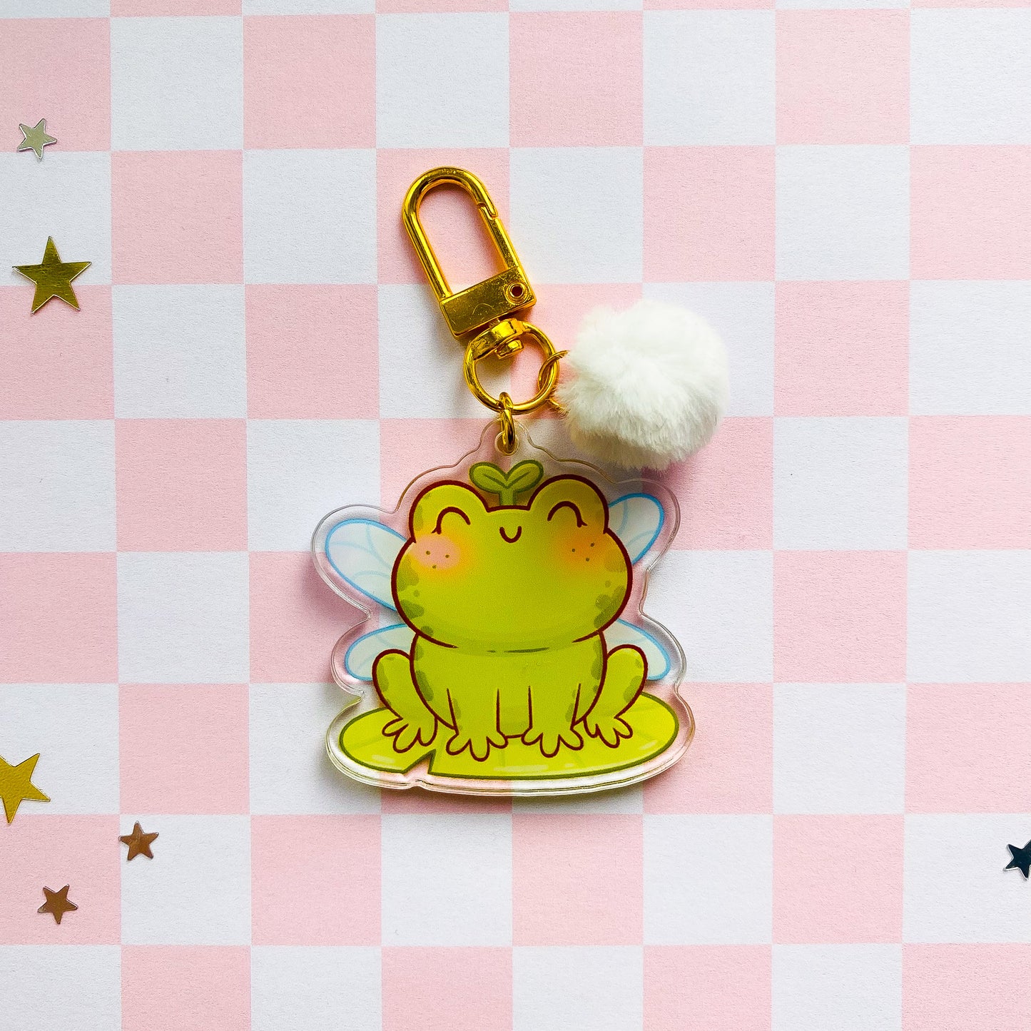 Kawaii Frog Fairy Keychain