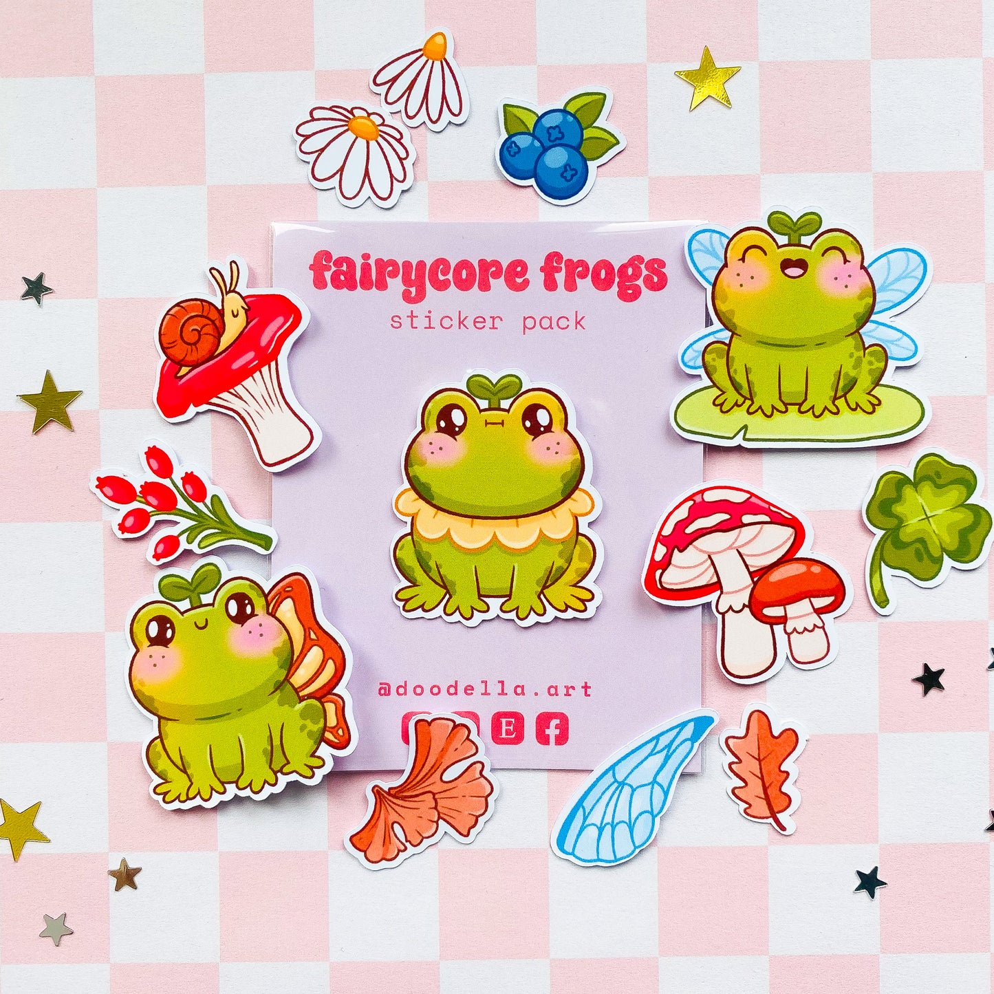 Fairy Froggies Sticker Pack
