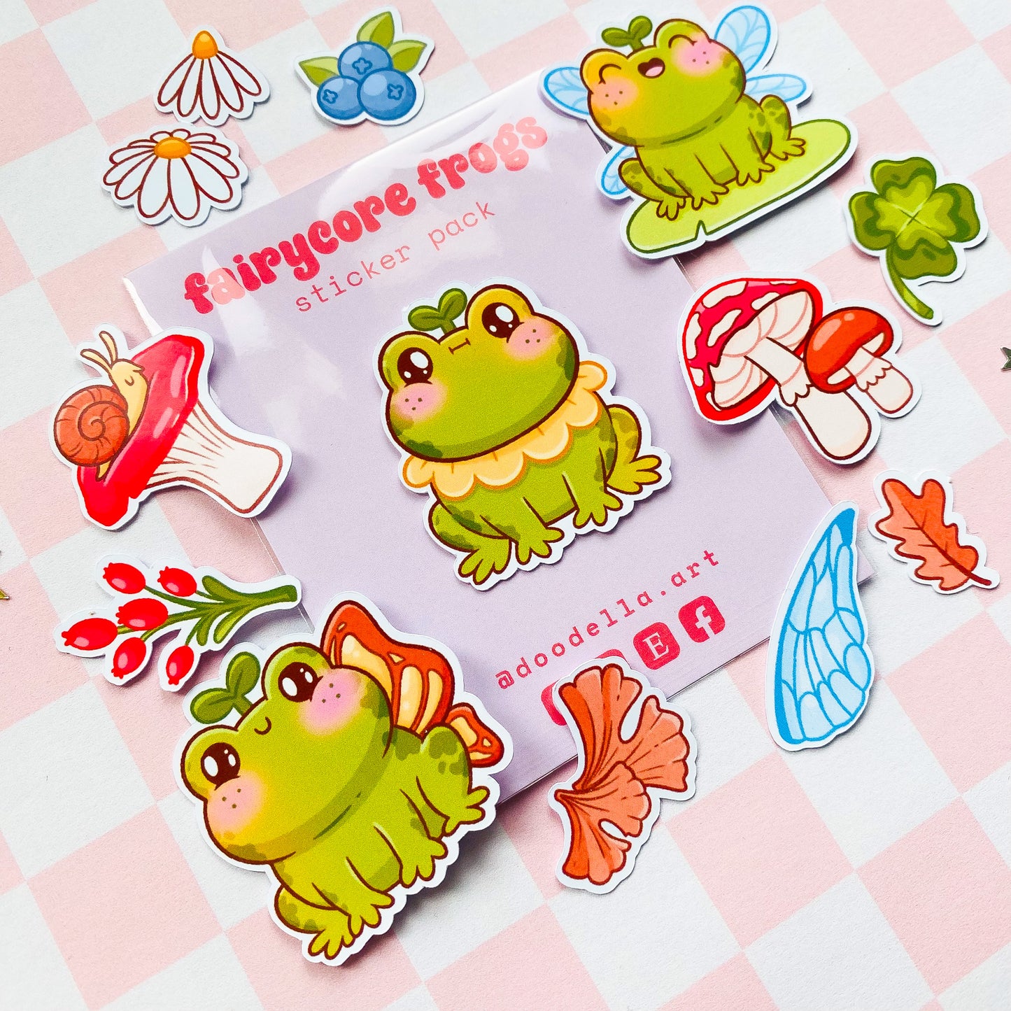 Fairy Froggies Sticker Pack