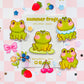 Summer Froggies Sticker Pack