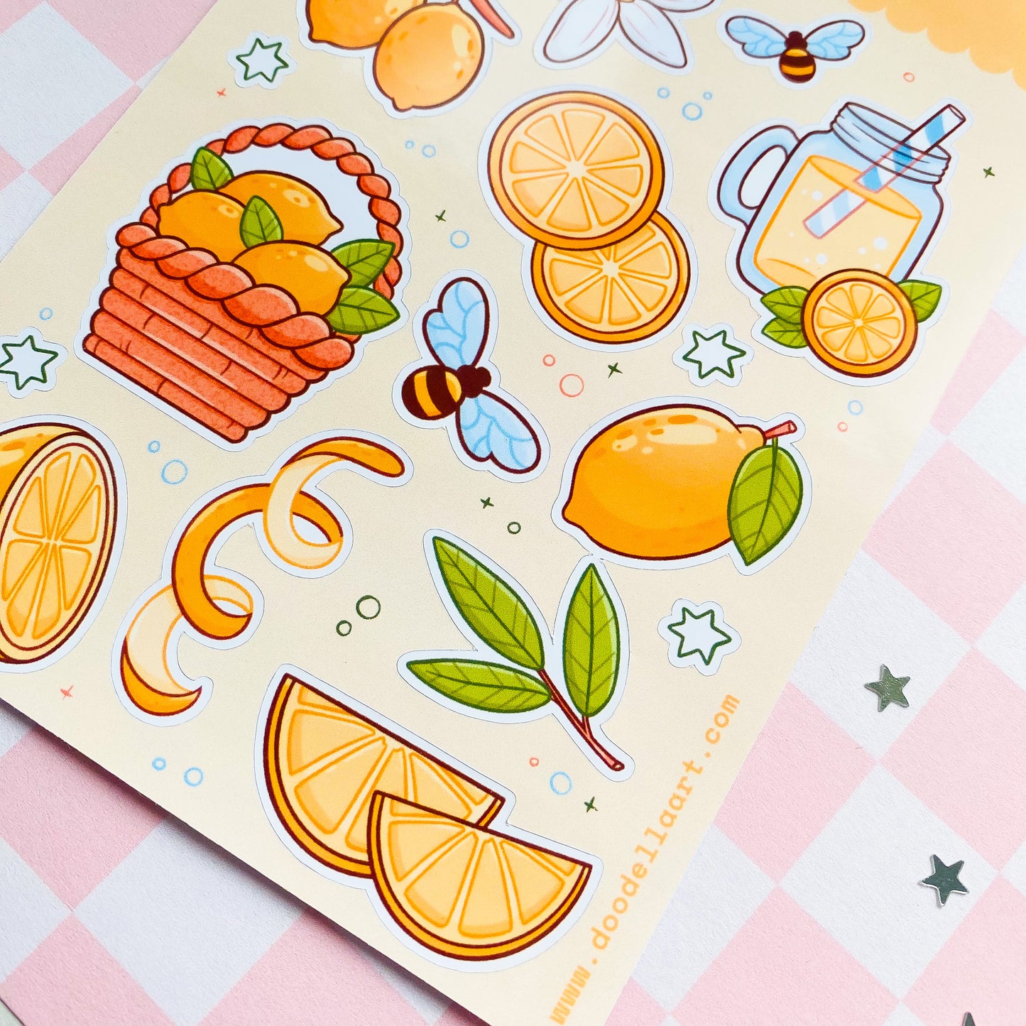 Summer of Lemons Sticker Sheet