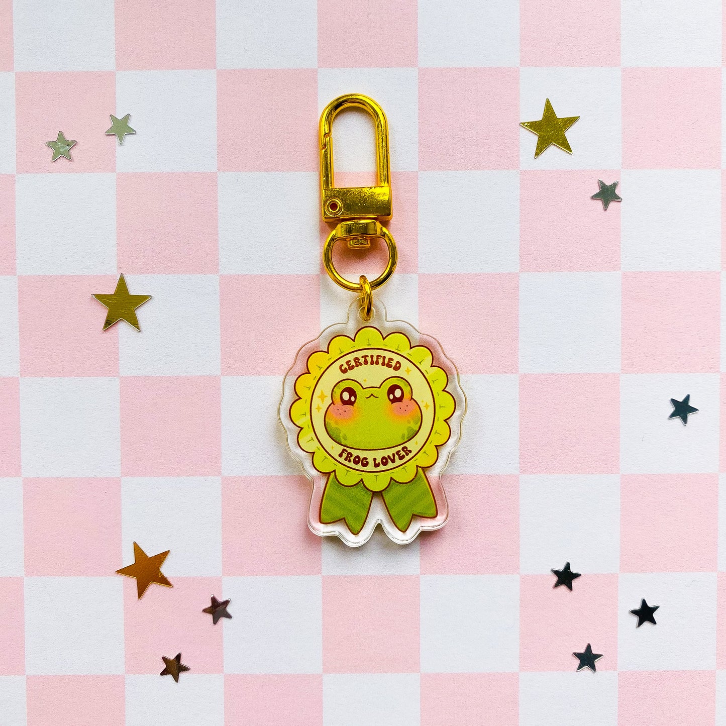 Certified Frog Lover Keychain