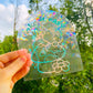 Take It Easy Frog Suncatcher Sticker