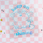 Keep on Shining Frog Suncatcher Sticker