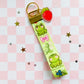 Summer Froggy Wristlet with Strawberry Charm