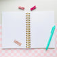Hocus Pocus Wizard Frog Handmade Spiral Notebook