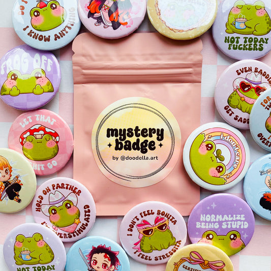 Button Badge Mystery Bag