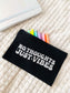 Glitter Quotes Pencil Pouch