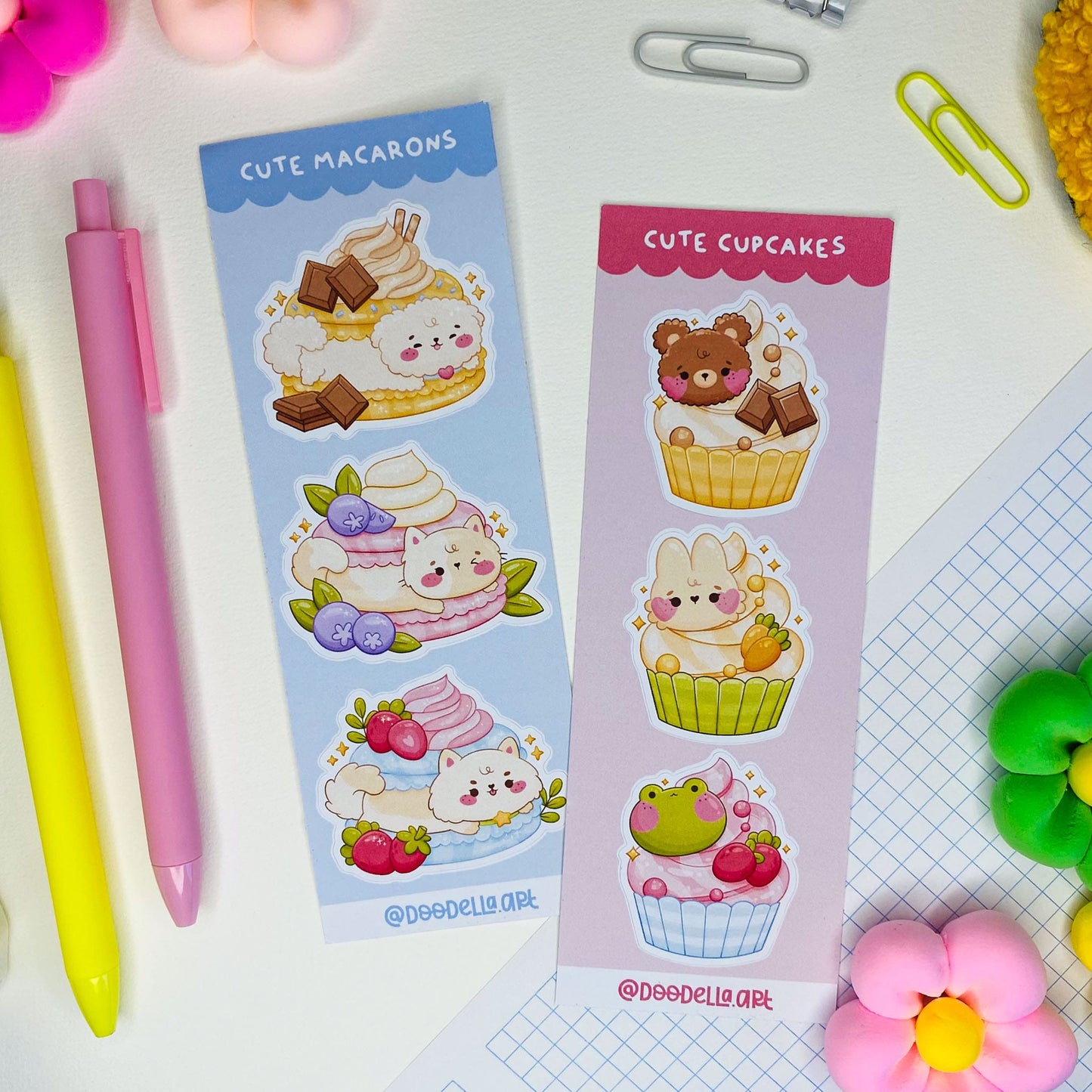 Macarons & Cupcakes Sticker Sheet