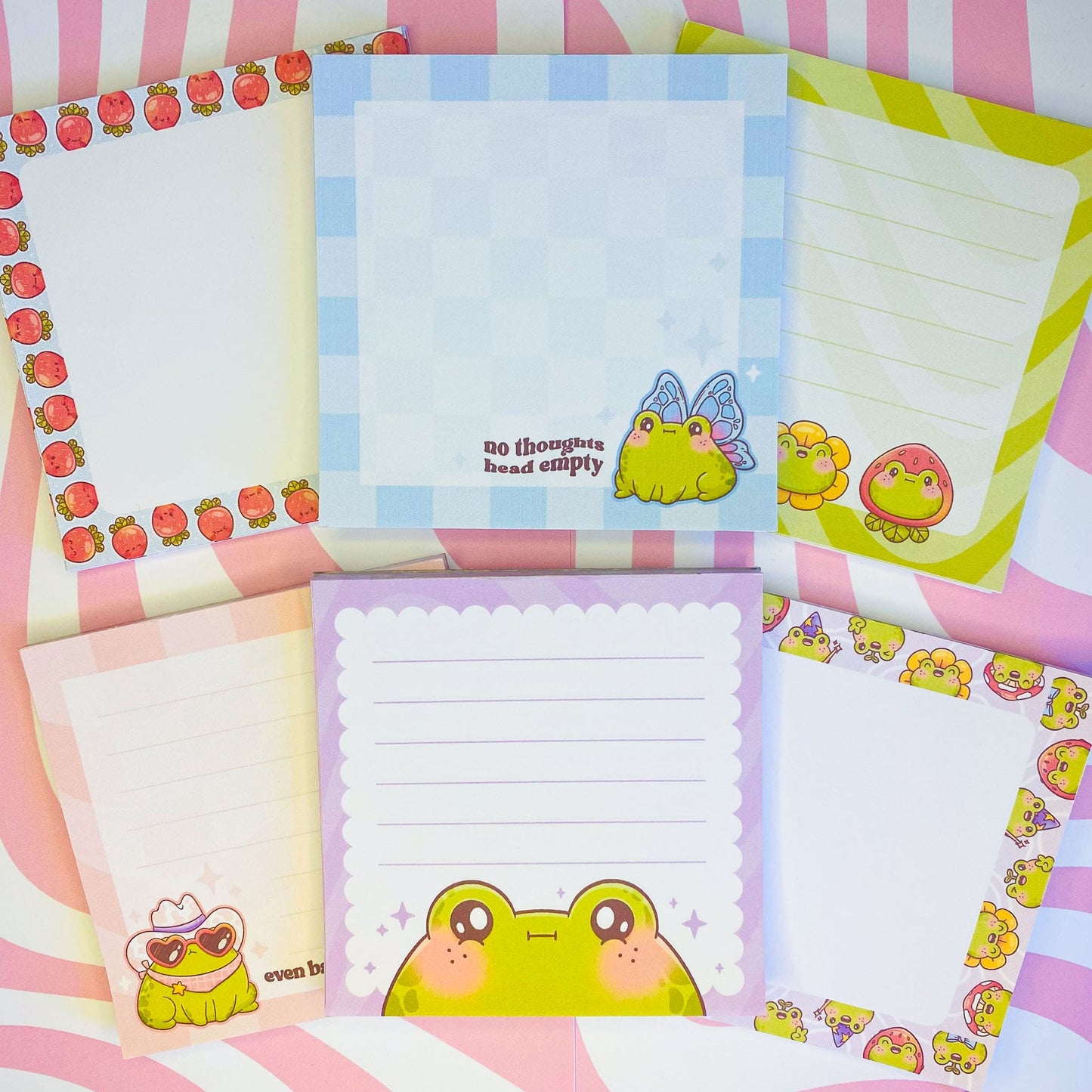 Handmade Froggy Memo Pads