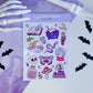 Halloween Doodles Sticker Sheet (C)