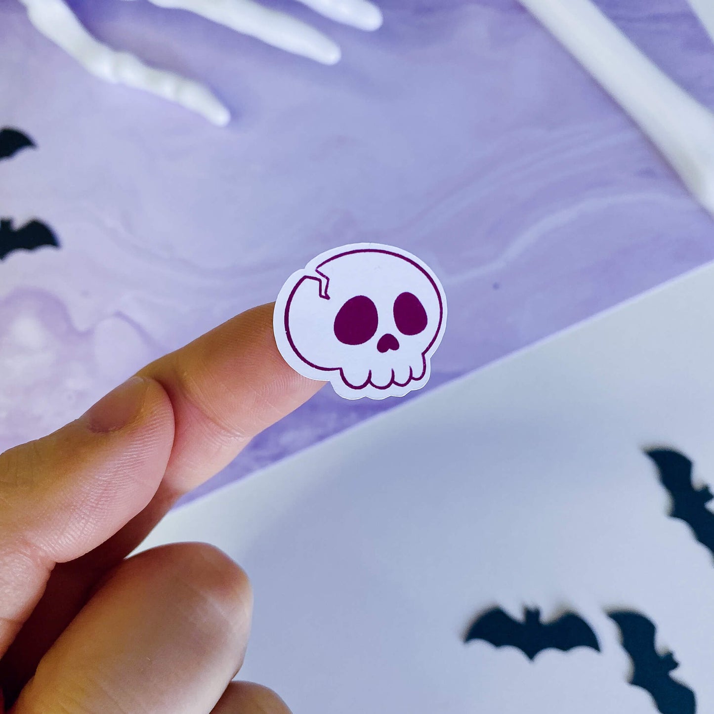 Halloween Doodles Sticker Sheet (C)
