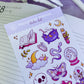 Halloween Doodles Sticker Sheet (C)
