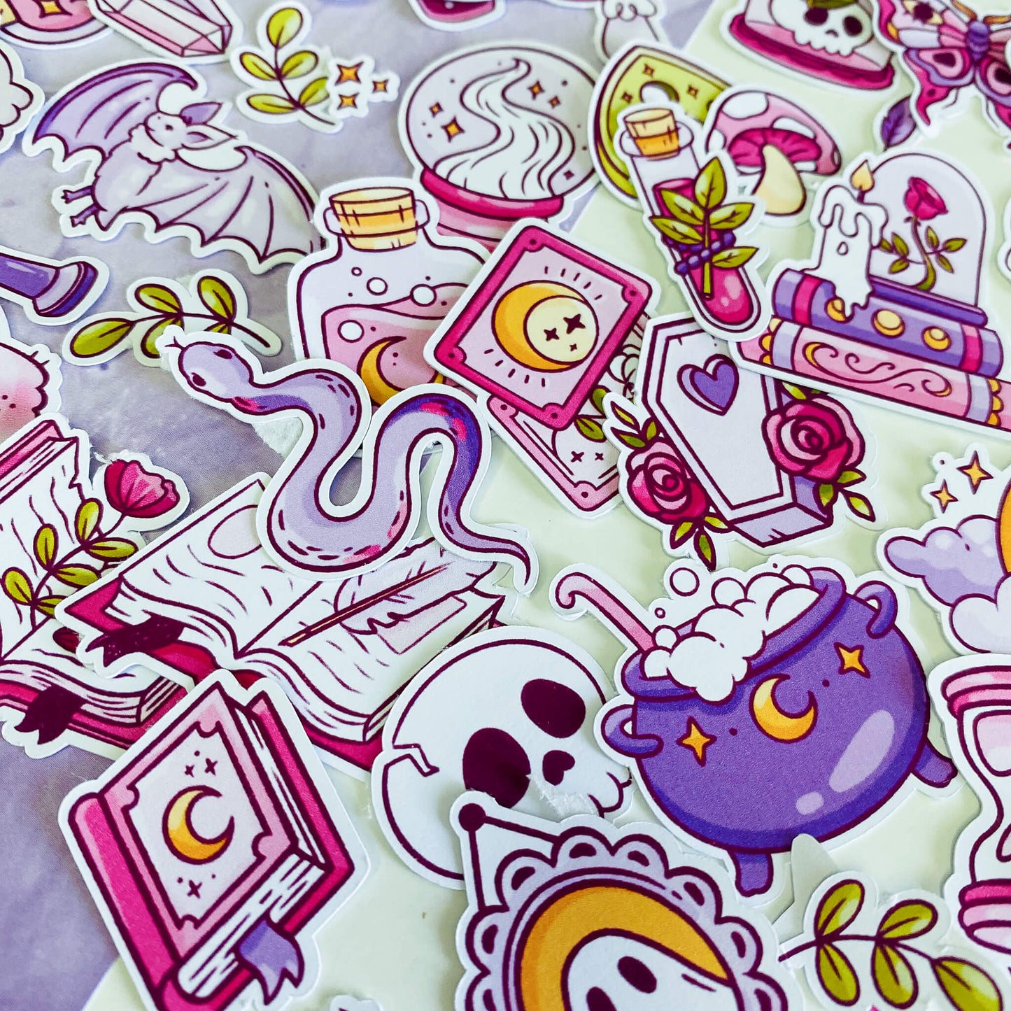 Witchy Magic Doodles Sticker Pack