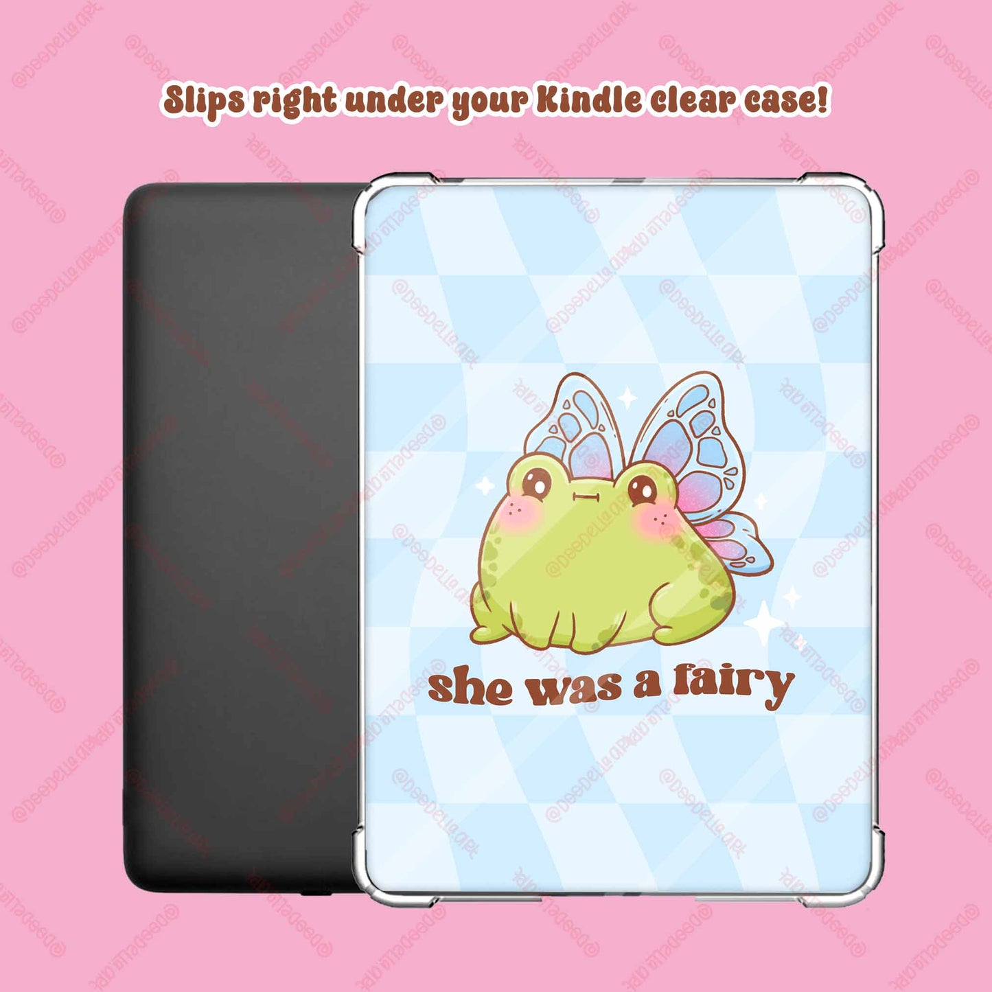 She Was A Fairy Frog Kindle Insert