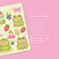 Kawaii Frogs Kindle Insert