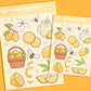 Summer of Lemons Sticker Sheet