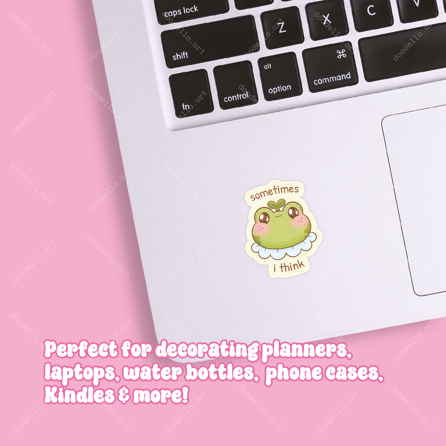 Sometimes I Think Frog Sticker