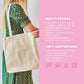 Squeeze the Day Lemon Cotton Canvas Tote Bag
