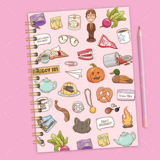The Office TV Show Spiral Notebook