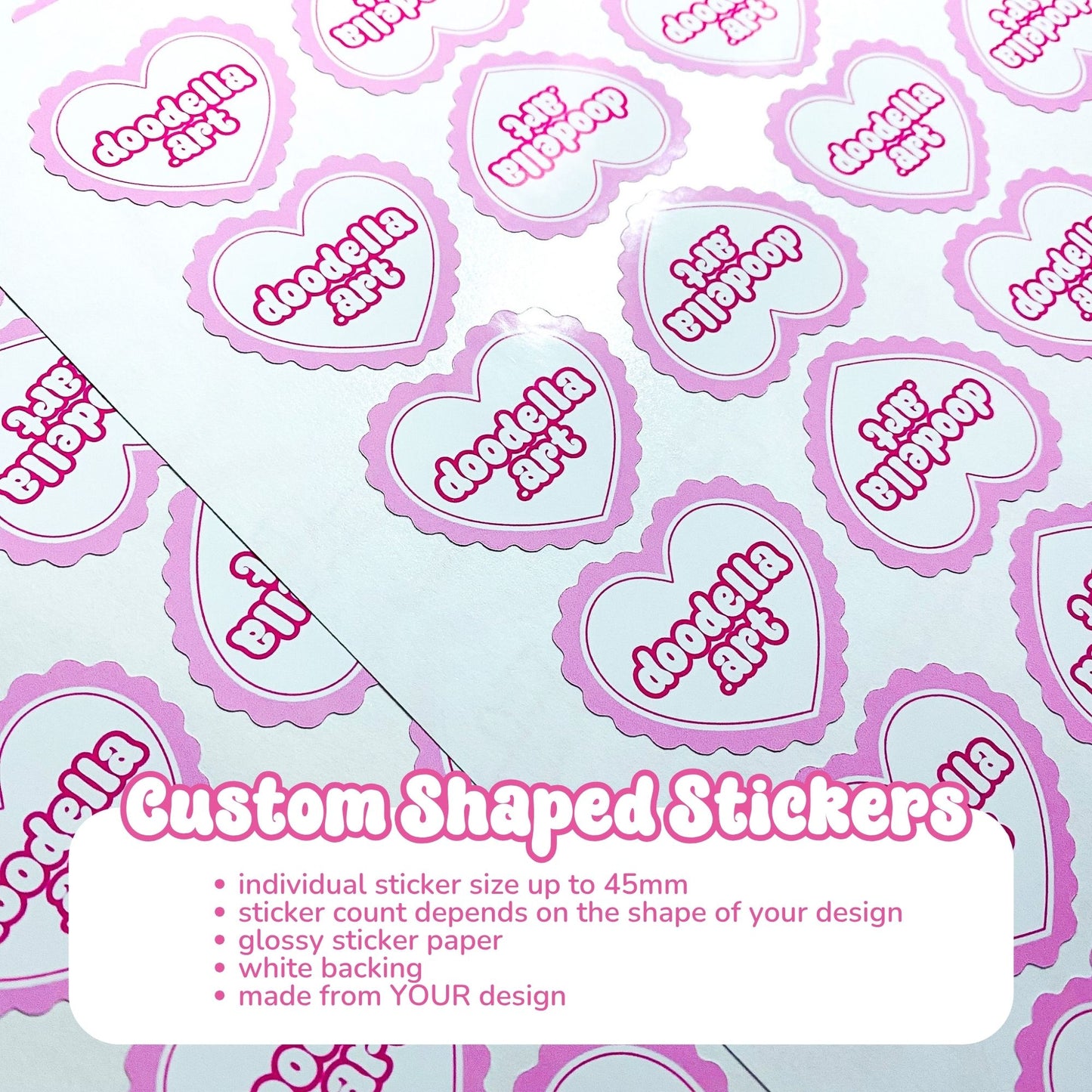 Custom Shaped Stickers for Small Businesses