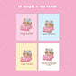 Printable New Driver Raccoon Greeting Card Bundle